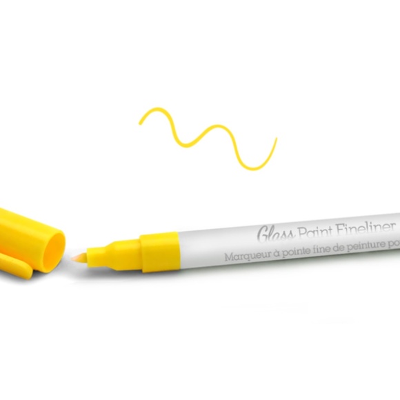 Glass Paint Fineliner Marker 3ml (Yellow) - Picture 8 of 9